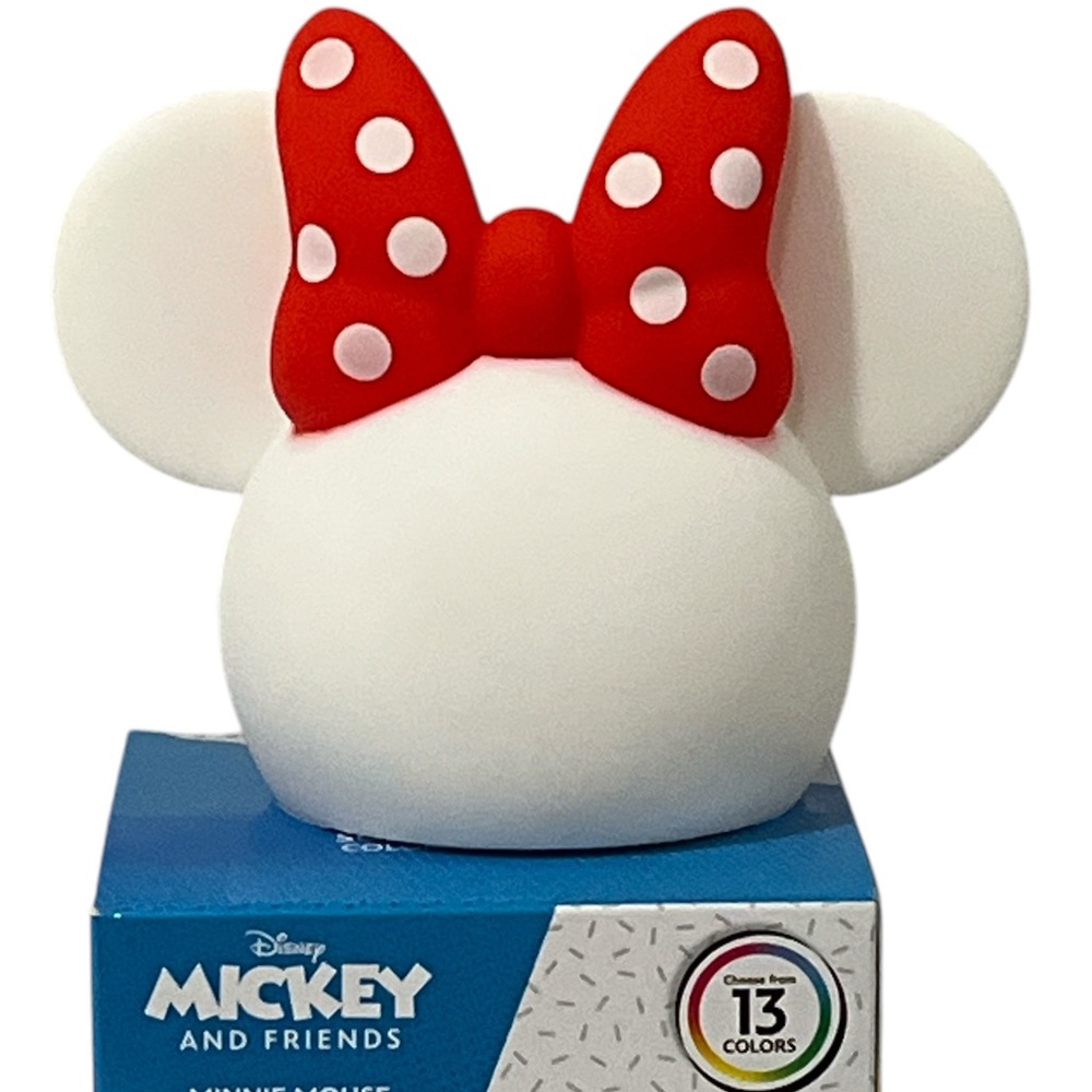 NEW Mickey and Friends Minnie Mouse Squishy Light Color Changing Ages 2+